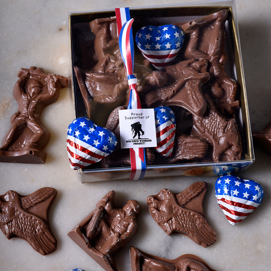 Patriotic Chocolate Miniatures to benefit Wounded Warrior Project