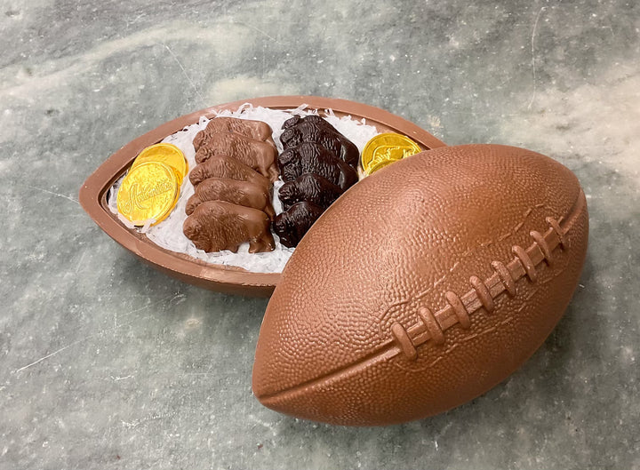 Chocolate Football Centerpiece